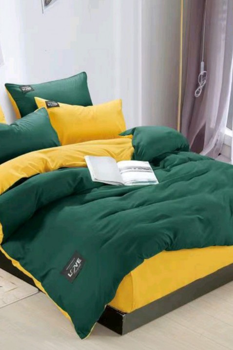 Komplet posteljine TRENILMY GREEN 160x220 cm pamuk - 3 dela, Boja: zelena, IVET.RS - Nova Kolekcija