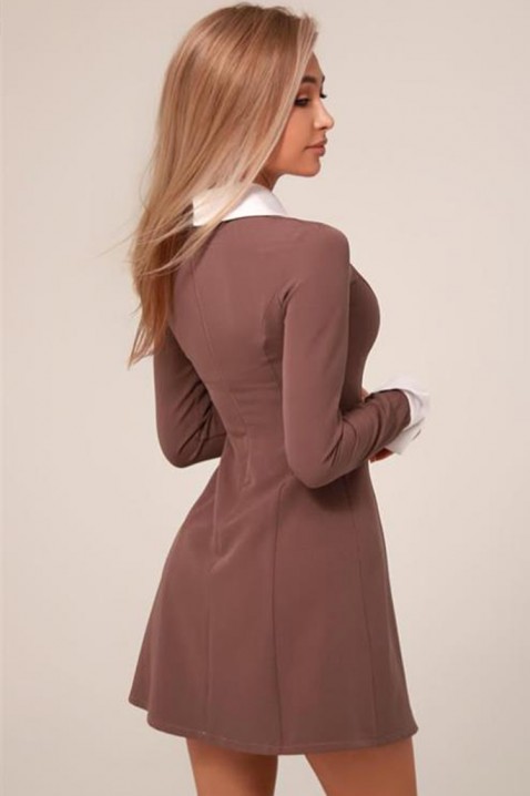 Haljina GENOVANA, Boja: braon, IVET.RS - Nova Kolekcija