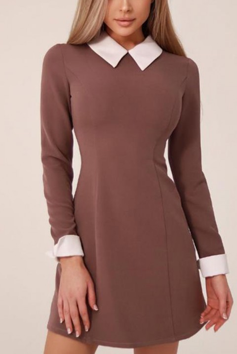 Haljina GENOVANA, Boja: braon, IVET.RS - Nova Kolekcija