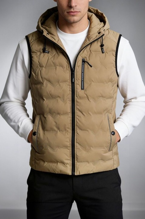 Muški prsluk RIKTOZ, Boja: bež, IVET.RS - Nova Kolekcija