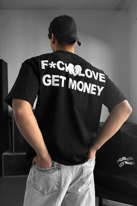 Muška majica FRONZO BLACK, Boja: crna, IVET.RS - Nova Kolekcija