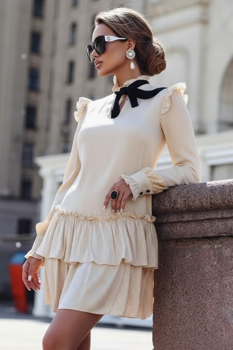 Haljina VLODELZA, Boja: ecru, IVET.RS - Nova Kolekcija