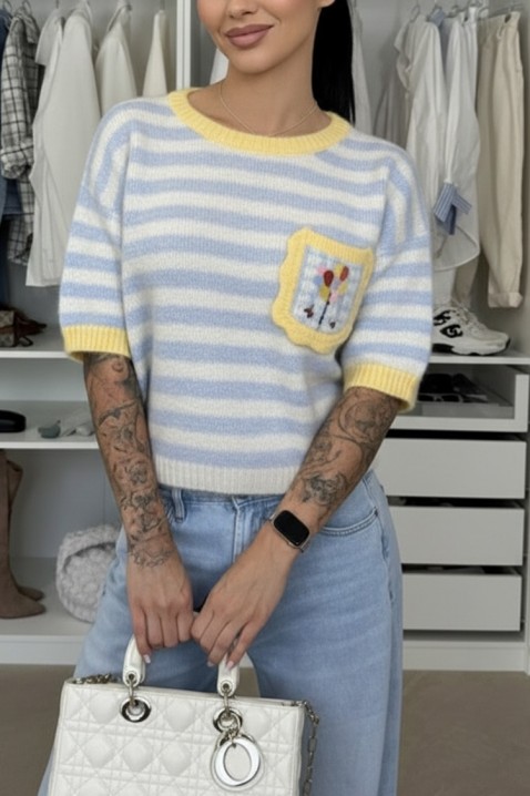 Džemper PLOLELONDA SKY, Boja: svetloplava, IVET.RS - Nova Kolekcija