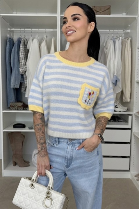 Džemper PLOLELONDA SKY, Boja: svetloplava, IVET.RS - Nova Kolekcija