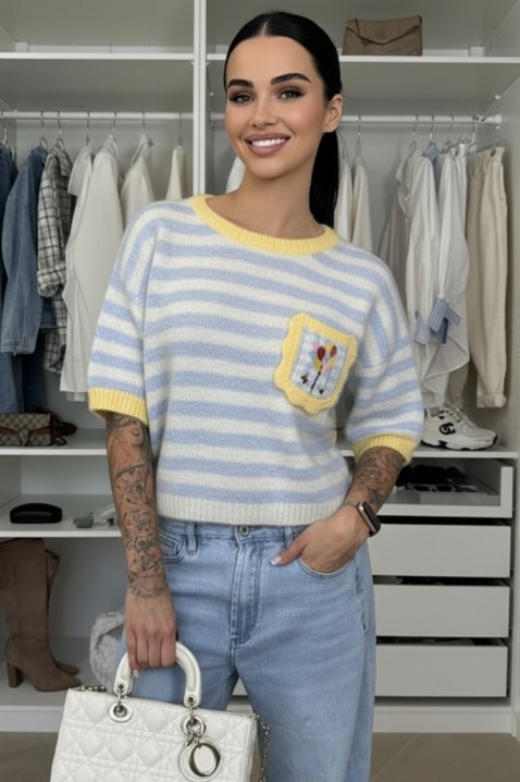 Džemper PLOLELONDA SKY, Boja: svetloplava, IVET.RS - Nova Kolekcija