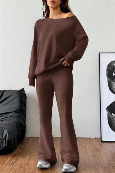 Komplet TAFERINA BROWN, Boja: braon, IVET.RS - Nova Kolekcija