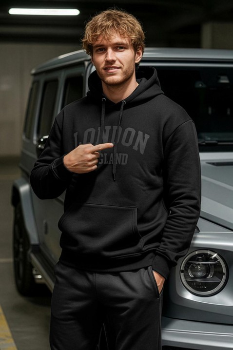 Muška dukserica ROMONZO, Boja: crna, IVET.RS - Nova Kolekcija