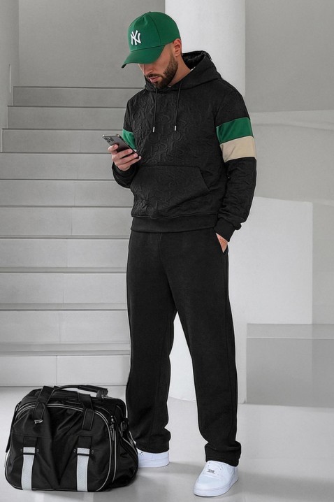 Muška dukserica ELZONO, Boja: crna, IVET.RS - Nova Kolekcija