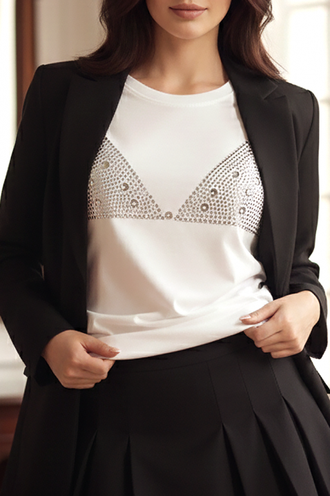 Majica BOJANA, Boja: bela, IVET.RS - Nova Kolekcija