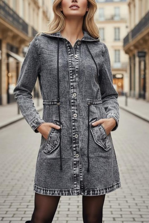 Teksas jakna ANREOLA, Boja: siva, IVET.RS - Nova Kolekcija