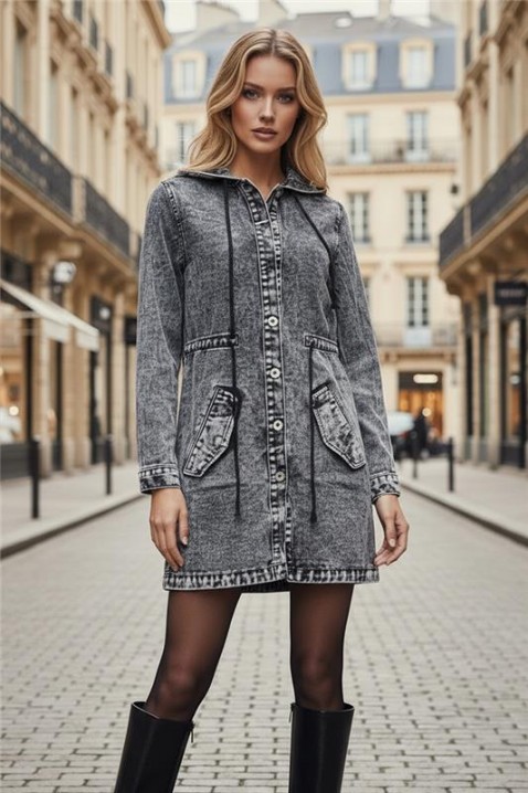 Teksas jakna ANREOLA, Boja: siva, IVET.RS - Nova Kolekcija