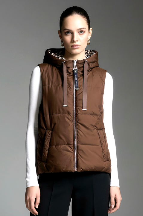 Prsluk CLERMONA BROWN, Boja: braon, IVET.RS - Nova Kolekcija