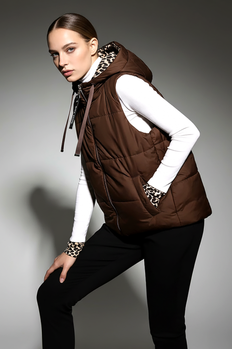 Prsluk CLERMONA BROWN, Boja: braon, IVET.RS - Nova Kolekcija