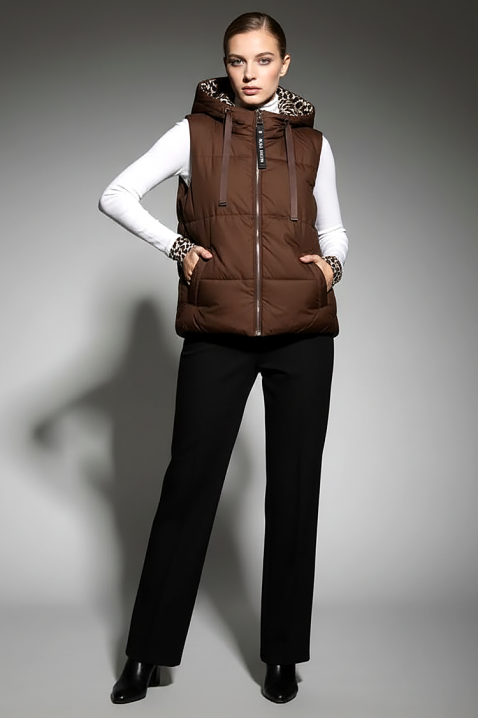 Prsluk CLERMONA BROWN, Boja: braon, IVET.RS - Nova Kolekcija