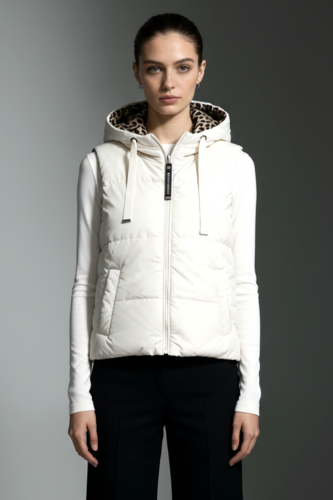 Prsluk CLERMONA WHITE, Boja: bela, IVET.RS - Nova Kolekcija