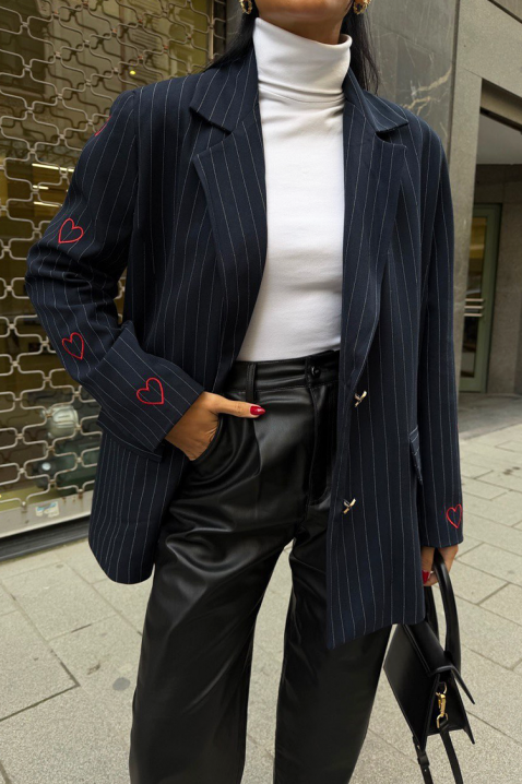 Sako NARILZA NAVY, Boja: tamnoplava, IVET.RS - Nova Kolekcija