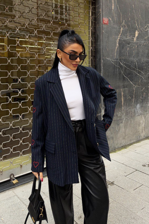 Sako NARILZA NAVY, Boja: tamnoplava, IVET.RS - Nova Kolekcija