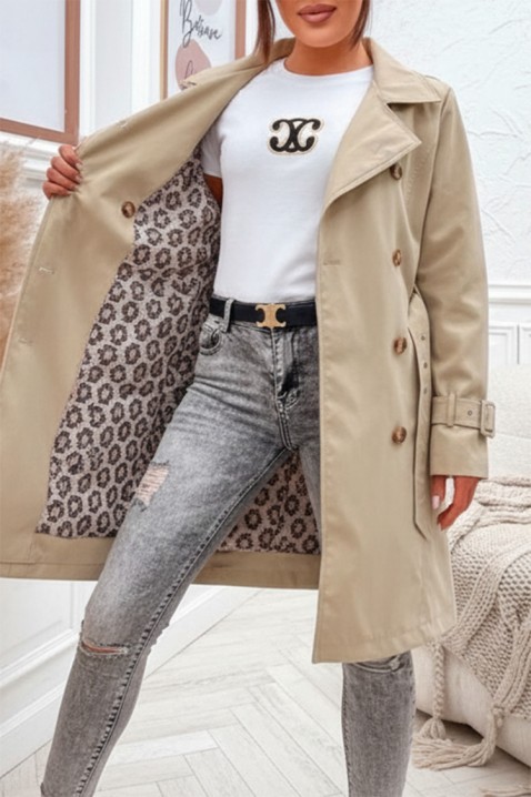 Mantil GRELOZA BEIGE, Boja: bež, IVET.RS - Nova Kolekcija