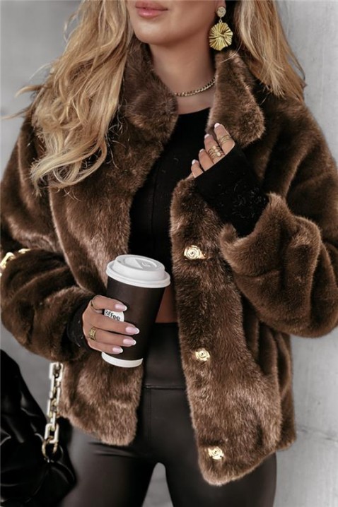 Jakna ISLANDA BROWN, Boja: braon, IVET.RS - Nova Kolekcija