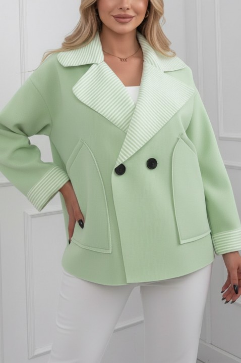 Kaput VOLENDILA MINT, Boja: menta, IVET.RS - Nova Kolekcija