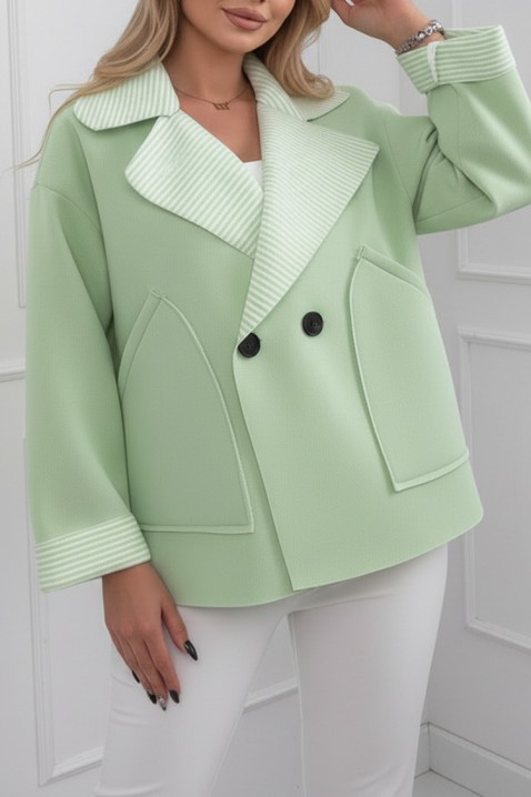 Kaput VOLENDILA MINT, Boja: menta, IVET.RS - Nova Kolekcija