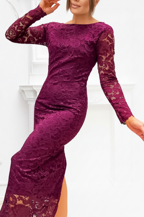 Haljina DRAMOLZA PURPLE, Boja: ljubičasta, IVET.RS - Nova Kolekcija