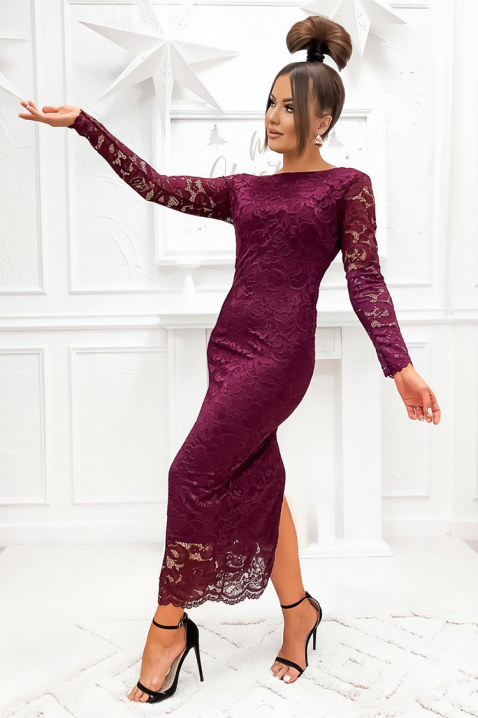 Haljina DRAMOLZA PURPLE, Boja: ljubičasta, IVET.RS - Nova Kolekcija