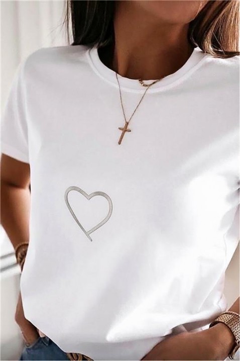 Majica BREFOLZA, Boja: bela, IVET.RS - Nova Kolekcija