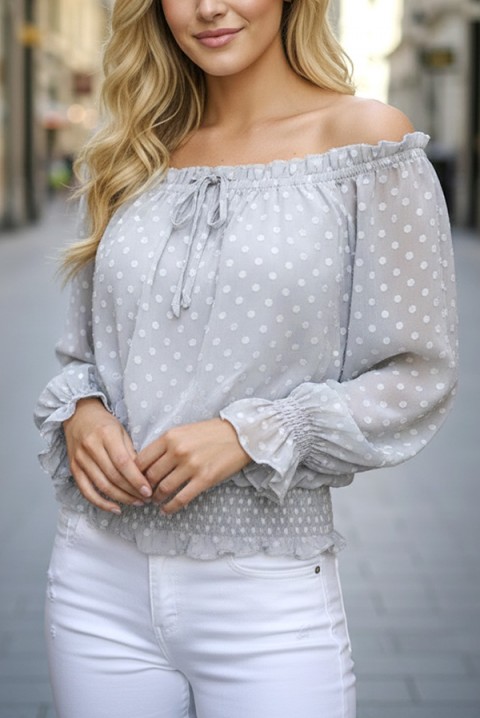 Ženska bluza SIVELZA GREY, Boja: siva, IVET.RS - Nova Kolekcija