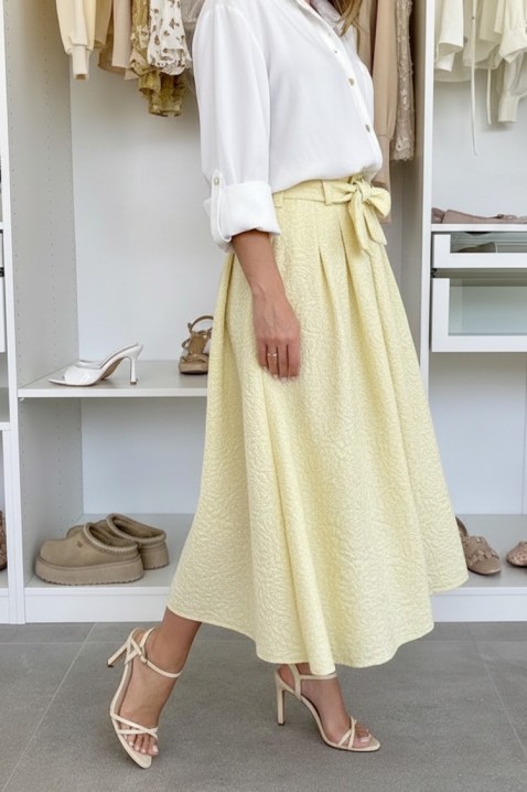 Suknja PROLENZA YELLOW, Boja: žuta, IVET.RS - Nova Kolekcija