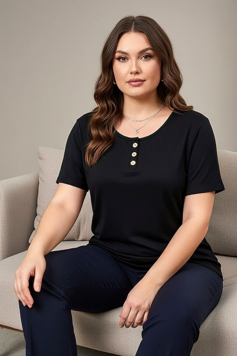 Majica SILORZA BLACK, Boja: crna, IVET.RS - Nova Kolekcija