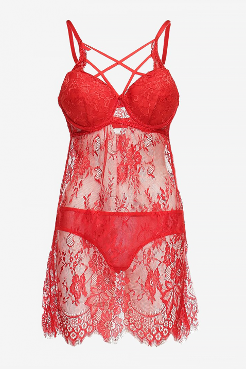 Spavaćica GIANNA, Boja: crvena, IVET.RS - Nova Kolekcija