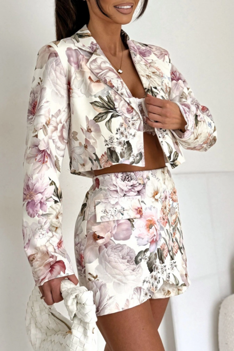 Komplet FLORALZA WHITE, Boja: bela, IVET.RS - Nova Kolekcija