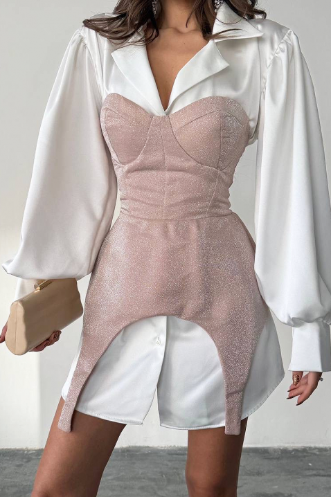 Haljina GORDENZA PUDRA, Boja: rose, IVET.RS - Nova Kolekcija