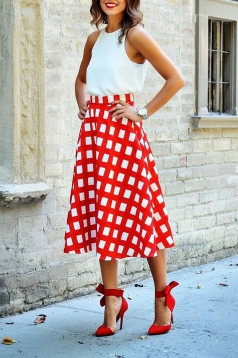 Suknja BILYANA, Boja: višebojna, IVET.RS - Nova Kolekcija