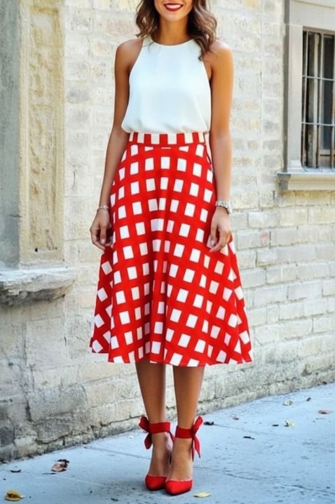 Suknja BILYANA, Boja: višebojna, IVET.RS - Nova Kolekcija