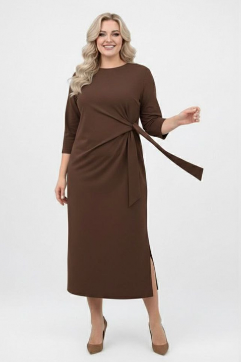 Haljina VREFIONA BROWN, Boja: braon, IVET.RS - Nova Kolekcija