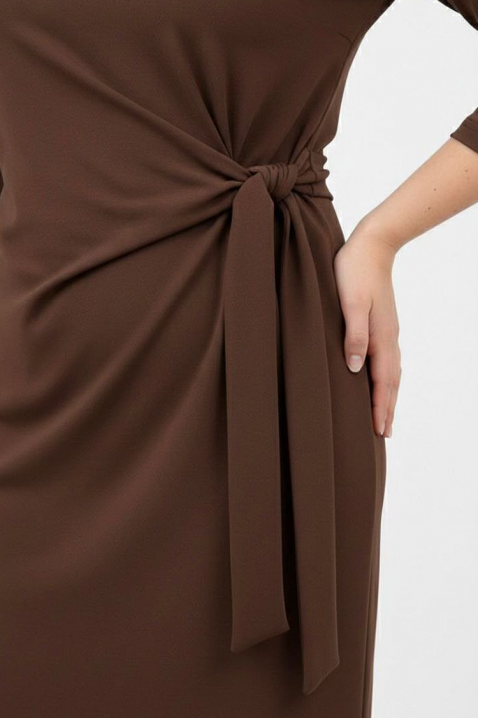 Haljina VREFIONA BROWN, Boja: braon, IVET.RS - Nova Kolekcija