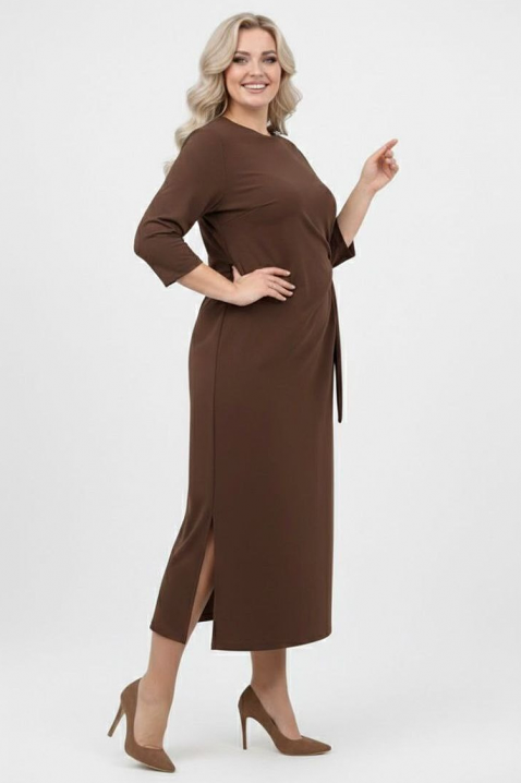 Haljina VREFIONA BROWN, Boja: braon, IVET.RS - Nova Kolekcija