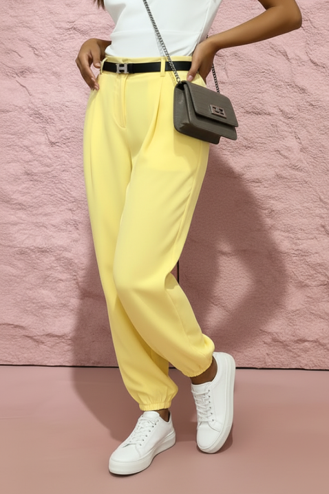 Pantalone MIRYANA YELLOW, Boja: žuta, IVET.RS - Nova Kolekcija