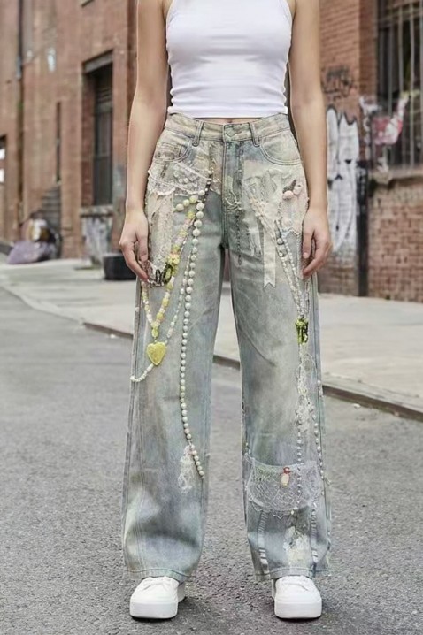 Farmerke PRESLOVELA, Boja: svetlosiva, IVET.RS - Nova Kolekcija