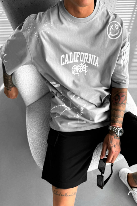 Muška majica LARGONZO GREY, Boja: siva, IVET.RS - Nova Kolekcija