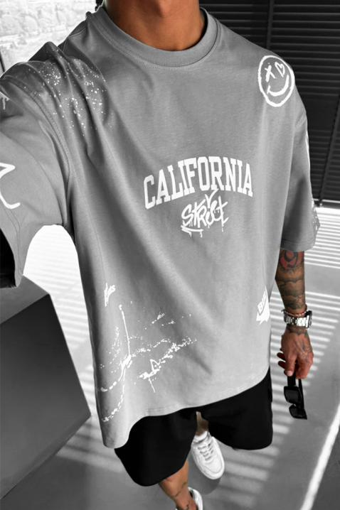 Muška majica LARGONZO GREY, Boja: siva, IVET.RS - Nova Kolekcija