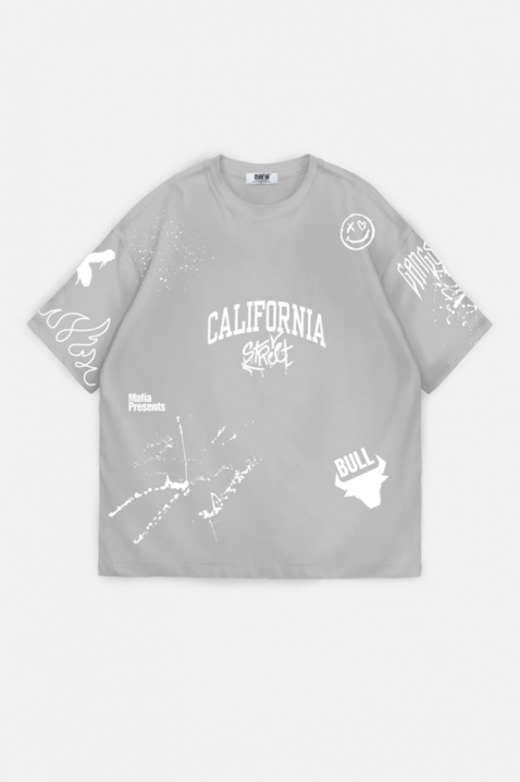 Muška majica LARGONZO GREY, Boja: siva, IVET.RS - Nova Kolekcija