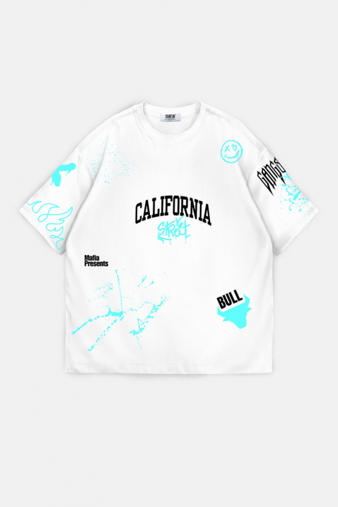 Muška majica LARGONZO WHITE, Boja: bela, IVET.RS - Nova Kolekcija