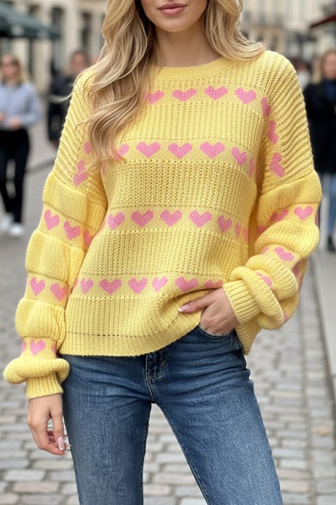 Džemper ANDGELZA YELLOW, Boja: žuta, IVET.RS - Nova Kolekcija