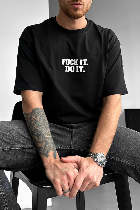 Muška majica MORFESO BLACK, Boja: crna, IVET.RS - Nova Kolekcija