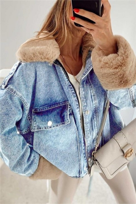 Teksas jakna MINONZA, Boja: plava, IVET.RS - Nova Kolekcija