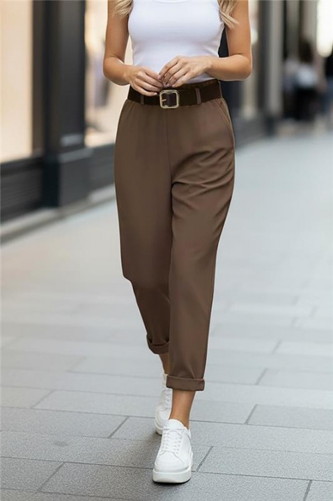 Pantalone LOVRENZA MOCHA, Boja: moka, IVET.RS - Nova Kolekcija