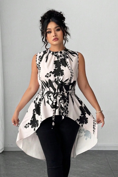 Tunika NAILENA, Boja: crna i bela, IVET.RS - Nova Kolekcija